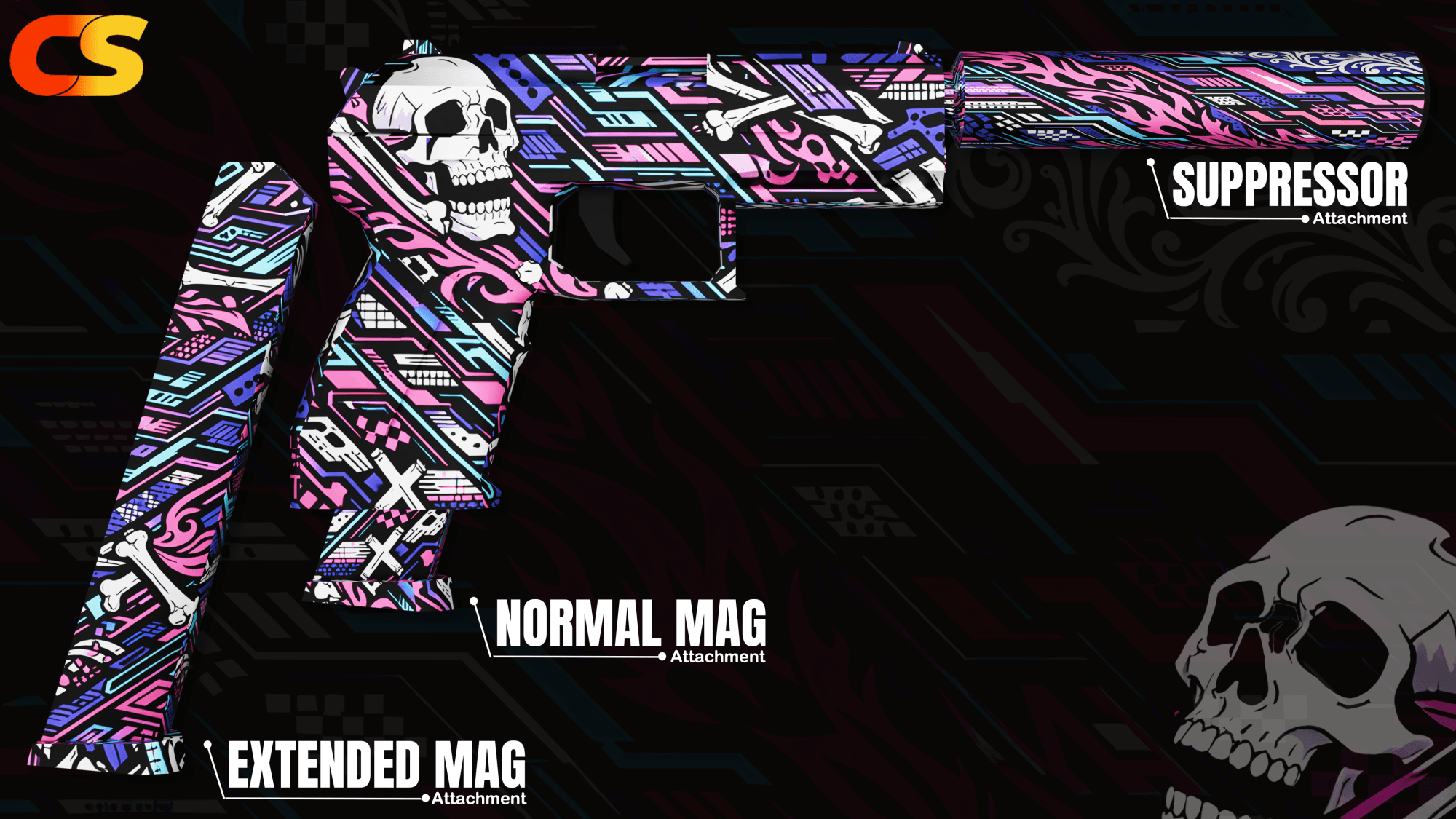 SKULL BYTE ( COMBAT PISTOL )