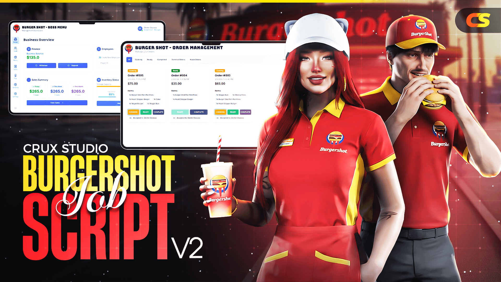 BURGER SHOT JOB V2