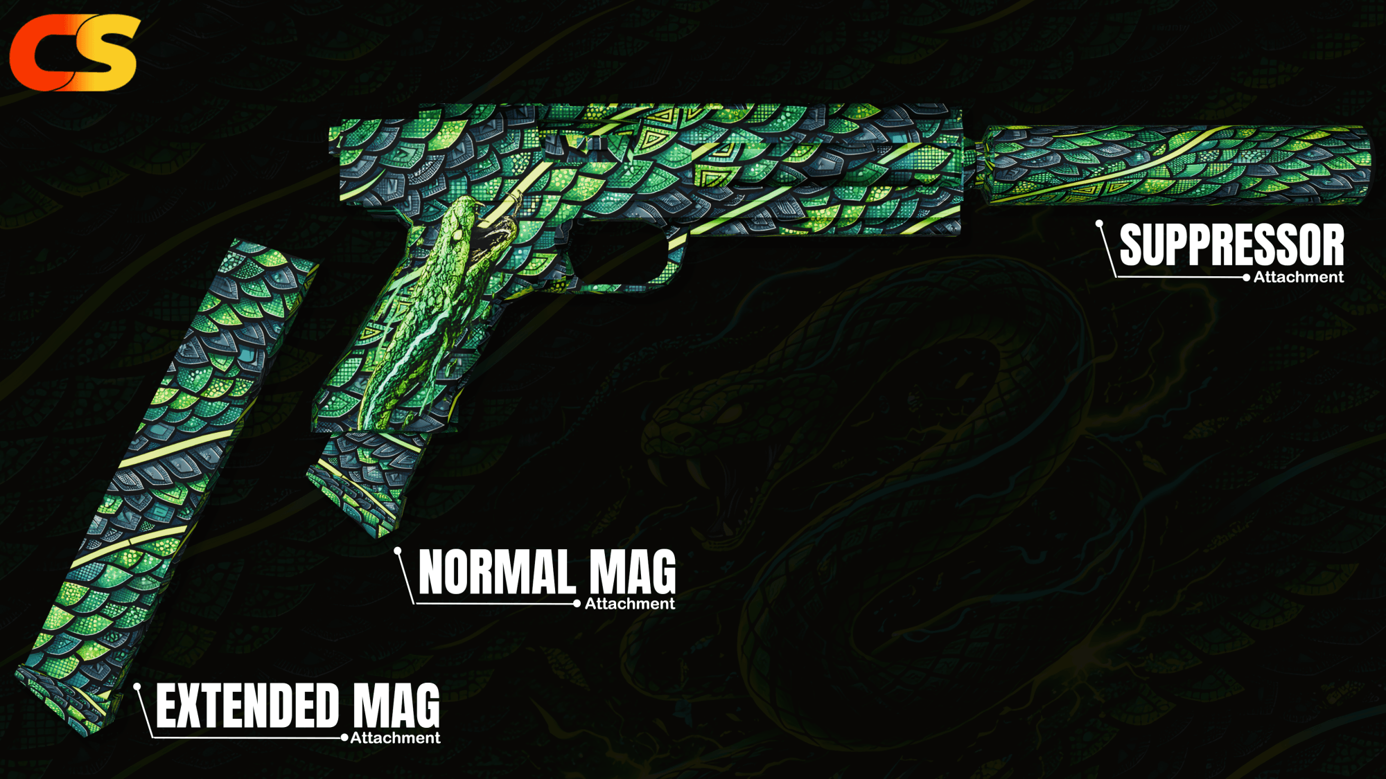 GREEN MAMBA ( AP PISTOL )